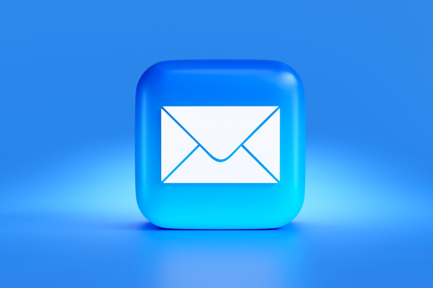 Mail Icon in 3D. Feel free to contact me through email mariia@shalabaieva.com