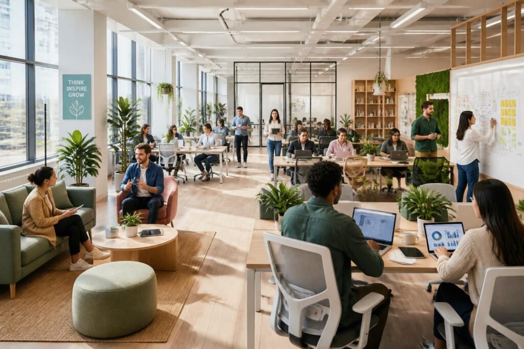 découvrez des idées et bonnes pratiques pour aménager un espace de travail collaboratif efficace et inspirant, favorisant la créativité et la productivité de votre équipe.