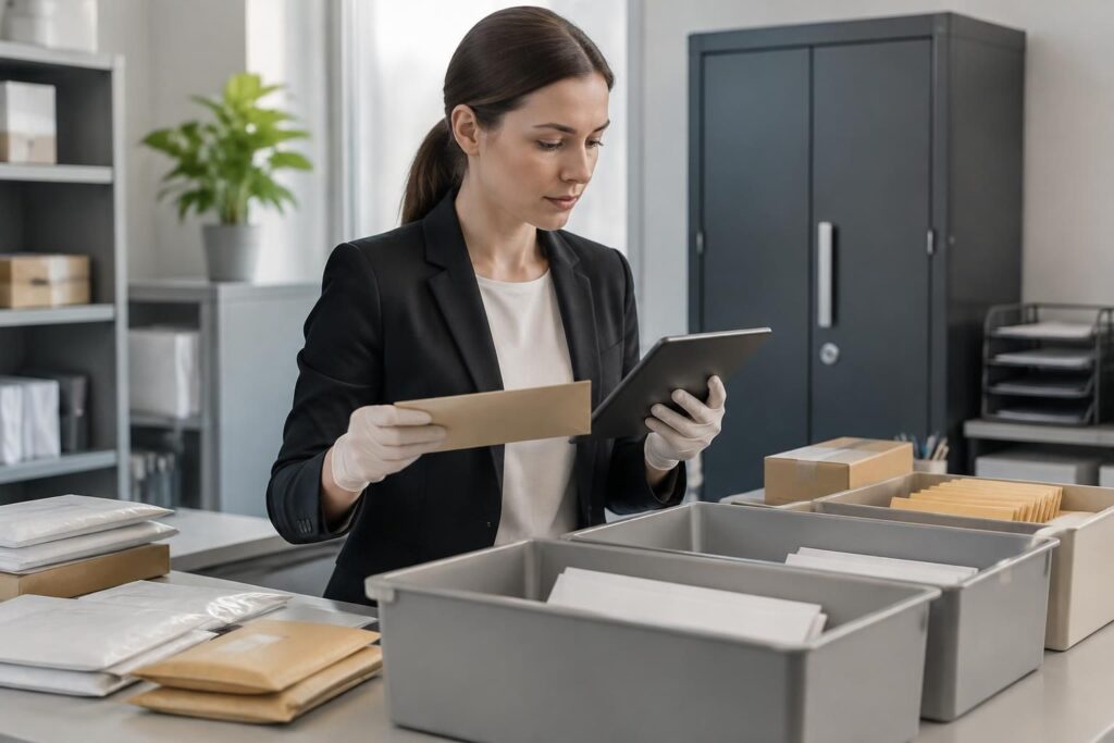 découvrez les bonnes pratiques et la procédure standard pour réceptionner, vérifier et traiter efficacement le courrier pix.